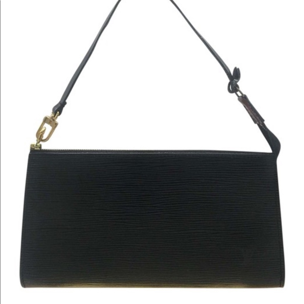 Louis Vuitton Epi Pochette Clutch Wristlet Pouch - Picture 1 of 15